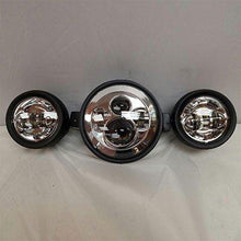 Load image into Gallery viewer, 7" Kawasaki Voyager & Vaquero DAYMAKER Headlight Dual 4.5" - 4 1/2" Auxiliary AUX Chrome Spot Passing LED Fog Lights SET