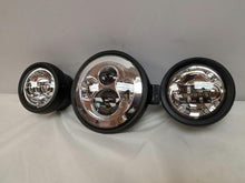 Load image into Gallery viewer, 7" Kawasaki Voyager & Vaquero DAYMAKER Headlight Dual 4.5" - 4 1/2" Auxiliary AUX Chrome Spot Passing LED Fog Lights SET