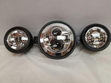 Load image into Gallery viewer, 7" Kawasaki Voyager & Vaquero DAYMAKER Headlight Dual 4.5" - 4 1/2" Auxiliary AUX Chrome Spot Passing LED Fog Lights SET