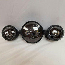 Load image into Gallery viewer, 7" Kawasaki Voyager & Vaquero DAYMAKER Headlight Dual 4.5" - 4 1/2" Auxiliary AUX Black Spot Passing LED Fog Lights SET
