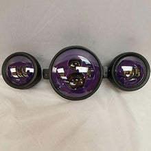 Load image into Gallery viewer, 7" Kawasaki Voyager & Vaquero DAYMAKER Headlight Dual 4.5" - 4 1/2" Auxiliary AUX Purple Spot Passing LED Fog Lights SET