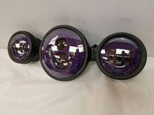 Load image into Gallery viewer, 7" Kawasaki Voyager & Vaquero DAYMAKER Headlight Dual 4.5" - 4 1/2" Auxiliary AUX Purple Spot Passing LED Fog Lights SET