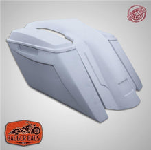 Load image into Gallery viewer, Suzuki M109R Fifty Five Extended Stretched Saddlebags Fender NoCutOut & Lids