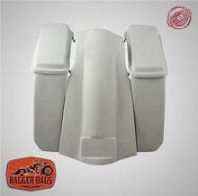 Load image into Gallery viewer, Harley Davidson Heritage Softail 5" Extended Saddlebags Lids Fender No Cutouts