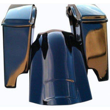Load image into Gallery viewer, Harley Davidson 4" Extended Stretched Saddlebags Lid Fender Painted Black