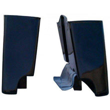 Load image into Gallery viewer, Harley Davidson 4" Extended Stretched Saddlebags - Painted Black -No lids