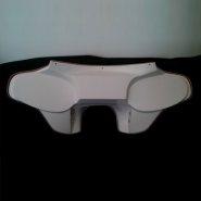 Load image into Gallery viewer, Harley Headlight Fairing Fatboy Softail Classic Heritage Deluxe No Holes White Gel