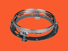 Load image into Gallery viewer, 7" Motorcycle Chrome Daymaker Headlight Extension Trim Ring Bracket For Harley