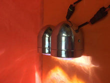 Load image into Gallery viewer, Harley Chrome Dual Twin DAYMAKER Headlights with Bracket Light Bar for FAT BOB STREET BOB DYNA