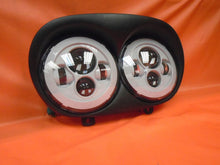 Load image into Gallery viewer, DUAL 7" WHITE DAYMAKER 2014  LED ROAD GLIDE Light Bulb Headlight Harley Bezel