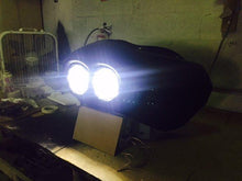 Load image into Gallery viewer, DUAL 7" DAYMAKER 2014  75 WATT LED Replacement ROAD GLIDE Chrome Light Bulb Headlight Harley Bezel