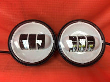 Load image into Gallery viewer, 4.5" Auxiliary DAYMAKER WHITE Spot Passing HID LED Fog Lights Bulb Motorcycle Harley AUX PAIR 4-1/2"