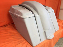 Load image into Gallery viewer, Honda VTX 1300 / 1800 6" Extended Stretched Saddlebags Rear Fender No Cut Outs 6 X 9 Speaker Lids