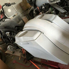 Load image into Gallery viewer, Victory Kingpin / Highball / Judge 6" Extended Hard Saddlebags Out & Down Bags Lids Rear Fender Dual Cut Out Lids