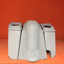 Load image into Gallery viewer, Honda VTX 1300 / 1800 5" Extended Stretched Saddlebags Rear Fender Right Side Cut Out Dual 6 X 9 Speaker Lids