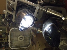 Load image into Gallery viewer, Honda VTX 1300 / 1800 C / R / S - 5 3/4" DAYMAKER Chrome HID LED Light Bulb Headlight Motorcycle 5.75" Mount