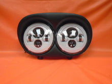 Load image into Gallery viewer, DUAL 7" WHITE DAYMAKER 2014  LED ROAD GLIDE Light Bulb Headlight Harley Bezel