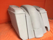 Load image into Gallery viewer, Honda VTX 1300 / 1800 5" Extended Stretched Saddlebags Rear Fender Right Side Cut Out 6 X 9 Speaker Lids