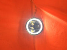 Load image into Gallery viewer, 5 3/4" DAYMAKER With FULL Halo Replacement Black Projector HID LED Light Bulb Headlight Motorcycle Harley 5.75"