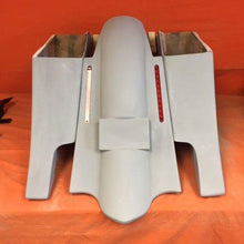 Load image into Gallery viewer, Victory Kingpin 6" Extended Hard Saddlebags Out & Down Bags LED Rear Fender Dual Cut Out