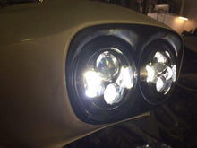 Load image into Gallery viewer, DUAL 7" DAYMAKER 2014  HID LED Replacement ROAD GLIDE Black Light Bulb Headlight Motorcycle Harley Bezel