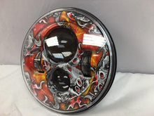 Load image into Gallery viewer, 7" DAYMAKER Replacement Orange Gamble Design Projector HID LED Light Bulb Headlight Motorcycle Harley