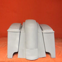 Load image into Gallery viewer, Honda VTX 1300 / 1800 6" Extended Stretched Saddlebags Rear Fender Dual Cut Out Lids