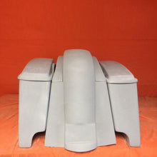 Load image into Gallery viewer, Honda VTX 1300 / 1800 4" Extended Stretched Saddlebags Rear Fender Dual Cut Outs Lids