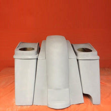 Load image into Gallery viewer, Honda VTX 1300 / 1800 4" Extended Stretched Saddlebags Rear Fender Right Side Cut Out Dual 6 X 9 Speaker Lids