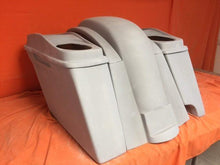 Load image into Gallery viewer, Honda VTX 1300 / 1800 4" Extended Stretched Saddlebags Rear Fender Right Side Cut Out Dual 6 X 9 Speaker Lids