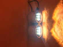 Load image into Gallery viewer, Harley Chrome Dual Twin DAYMAKER Headlights with Bracket Light Bar for FAT BOB STREET BOB DYNA