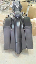 Load image into Gallery viewer, Harley Davidson 6? Heritage Softail Out & Down Extended Saddlebags Lids LED Fender No Cutouts
