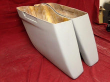 Load image into Gallery viewer, Harley Davidson 4.5" Extended Stretched Saddlebags No Cut Outs - No Lids 2014 Model Style Bags