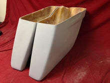 Load image into Gallery viewer, Harley Davidson 4.5" Extended Stretched Saddlebags No Cut Outs - No Lids 2014 Model Style Bags