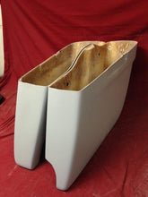 Load image into Gallery viewer, Harley Davidson 4.5" Extended Stretched Saddlebags Right Side Cut Out - No Lids 2014 Model Style Bags