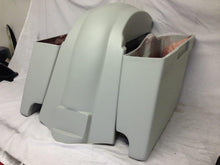 Load image into Gallery viewer, Harley Davidson 6" Softail Heritage Extended Stretched Saddlebags Lids Fender Dual CutOuts