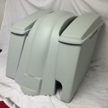 Load image into Gallery viewer, Harley Davidson 6" Softail Heritage Extended Stretched Saddlebags Lids Fender Right CutOut