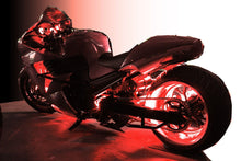 Load image into Gallery viewer, Blue 4pc LED Kit Engine Fairing Body Kit Lights Glow Accent Lighting for Harley