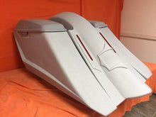 Load image into Gallery viewer, Harley Davidson 6&quot; Trendsetter Extended Saddlebag LED Recess Plate Fender Kit - No Cut Outs Lids / 2014