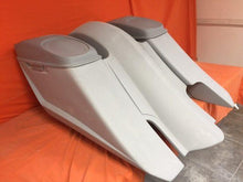 Load image into Gallery viewer, Harley Davidson 6&quot; Trendsetter Extended Saddlebag Fender Kit - Right Side Cut Out Dual 6 x 9 Speaker Lids / 2014