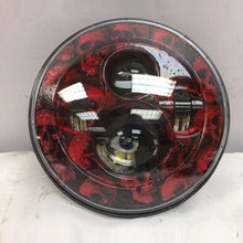 Load image into Gallery viewer, 7&quot; DAYMAKER Replacement Custom Red Skull Design Projector HID LED Light Bulb Headlight Motorcycle Harley
