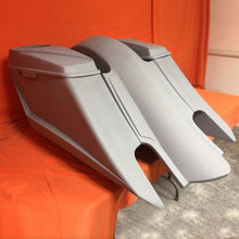 Load image into Gallery viewer, Harley Davidson 6&quot; Trendsetter Extended Saddlebag Fender Kit - Dual Cut Outs 6 x 9 Speaker Lids / 2014