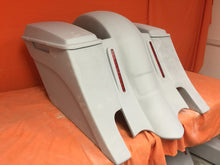 Load image into Gallery viewer, Honda Shadow Sabre 1100 6&quot; Extended Saddlebags Out &amp; Down Bags LED Rear Fender Dual Cut Out Lids