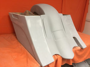 Honda Shadow Sabre 1100 6" Extended Saddlebags Out & Down Bags Rear Fender Right Cut Out Lids