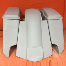 Load image into Gallery viewer, Honda Shadow Sabre 1100 5&quot; Extended Saddlebags Bags Rear Fender Dual Cut Out