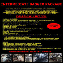 Load image into Gallery viewer, Intermediate Bagger Transformation Package - Complete Metric Or American Bike To A Bagger