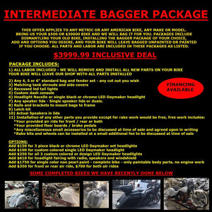 Intermediate Bagger Transformation Package - Complete Metric Or American Bike To A Bagger