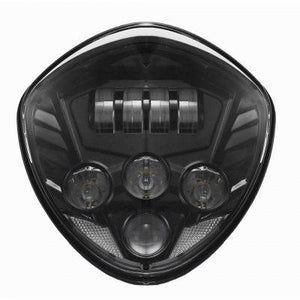 Victory Cross Country DAYMAKER With bottom Halo Chrome Projector LED Headlight