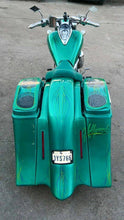 Load image into Gallery viewer, Honda VTX 1800 / 1300 6&quot; Extended Stretched BOLT ON Out &amp; Down Bags Rear Fender Rails Right Cut Out