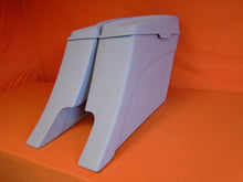 Load image into Gallery viewer, Harley Davidson 6&quot; Extended Stretched Out &amp; Down Saddlebags - 2014 Model Style Bags 6 x 9 Speaker lids